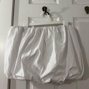 Maeve White Ruffled Skirt